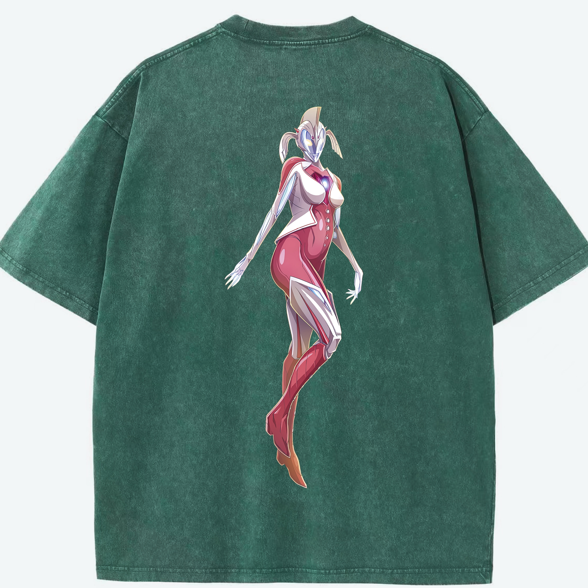 （画像用） ウルトラマン Ultraman 綿100% ヴィンテージ風 半袖Tシャツ（背面プリント）